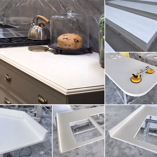 Mueble de baño de acero inoxidable de China con lavabo de cerámica